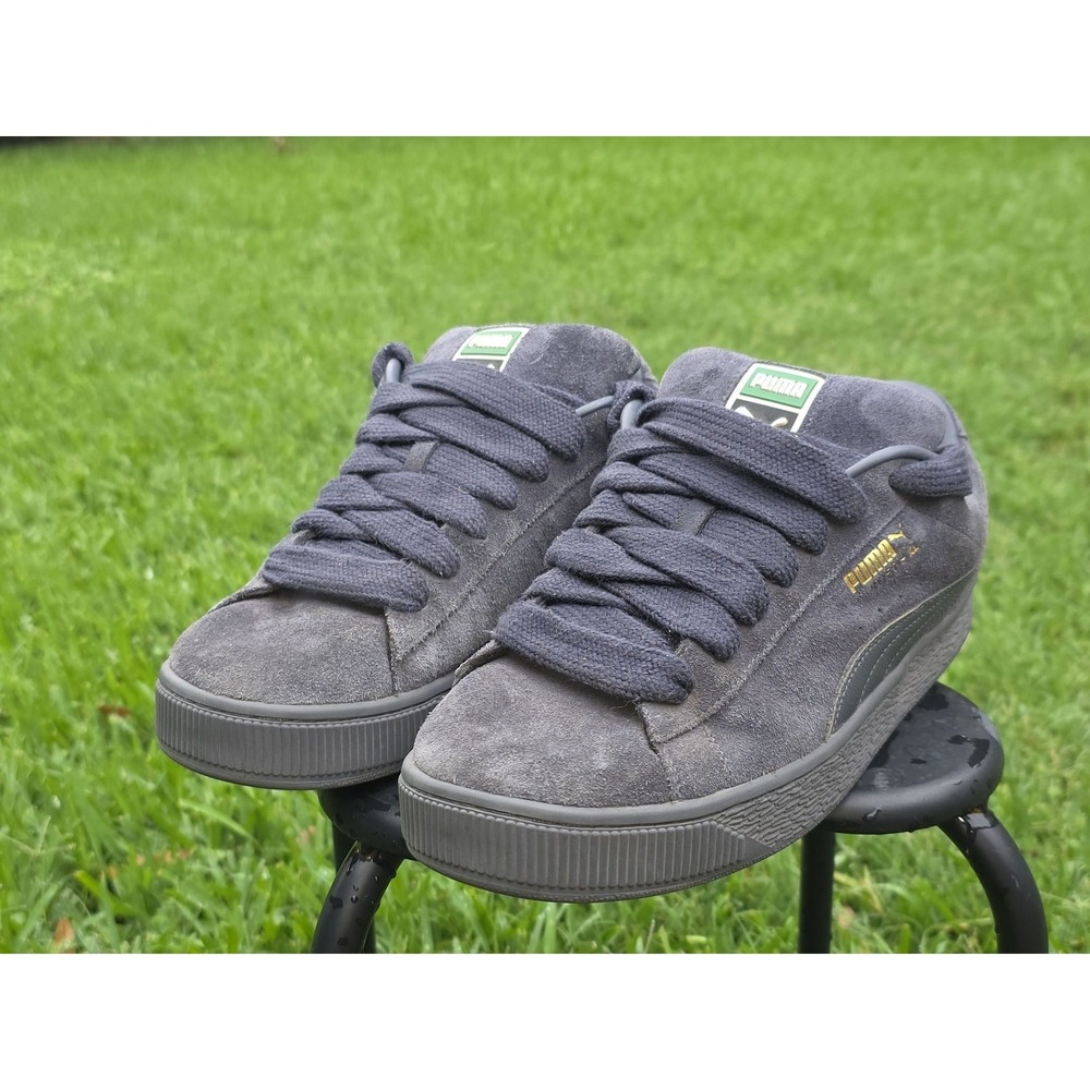 PUMA Suede XL Mens Grey Suede Lifestyle Sneakers